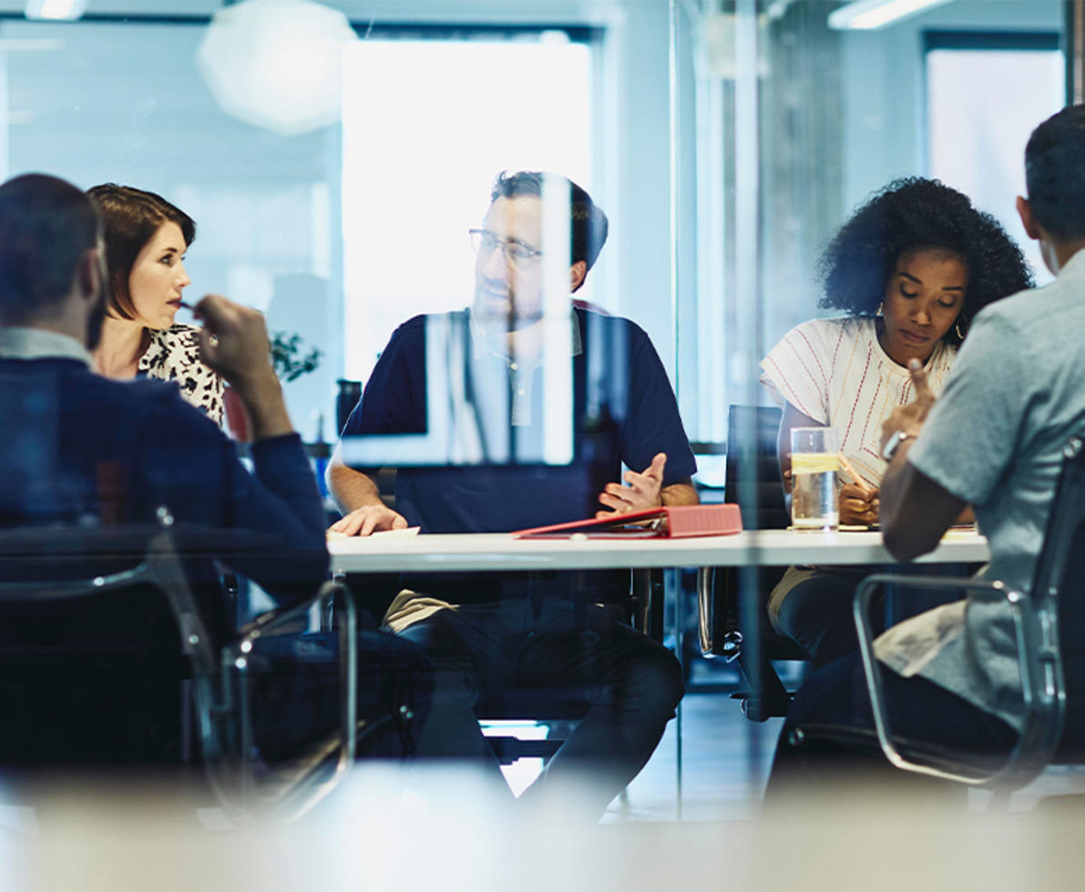 Group of people in a meeting